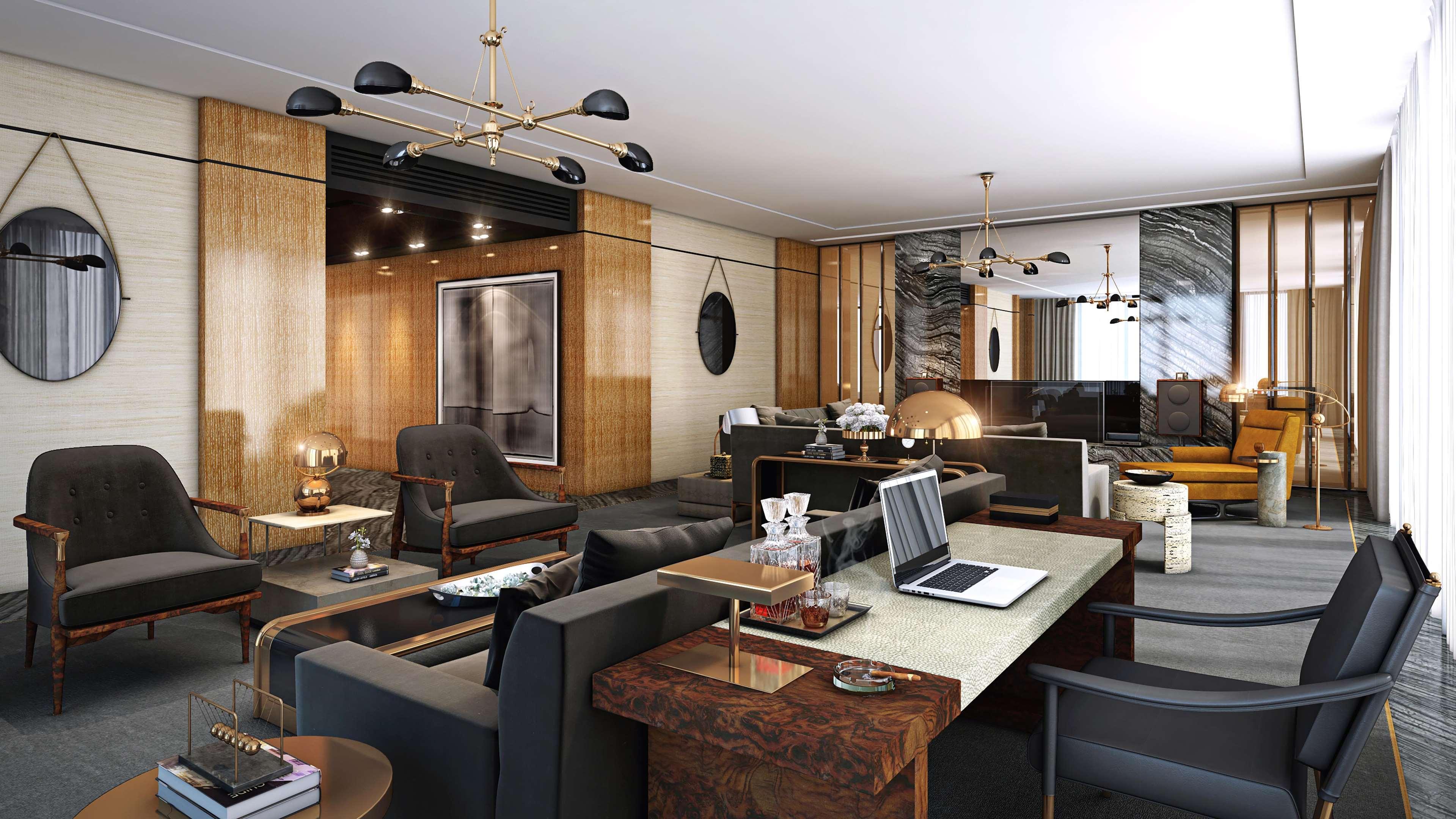 Hotel Waldorf Astoria Dubai International Financial Centre Exteriér fotografie Office interior design